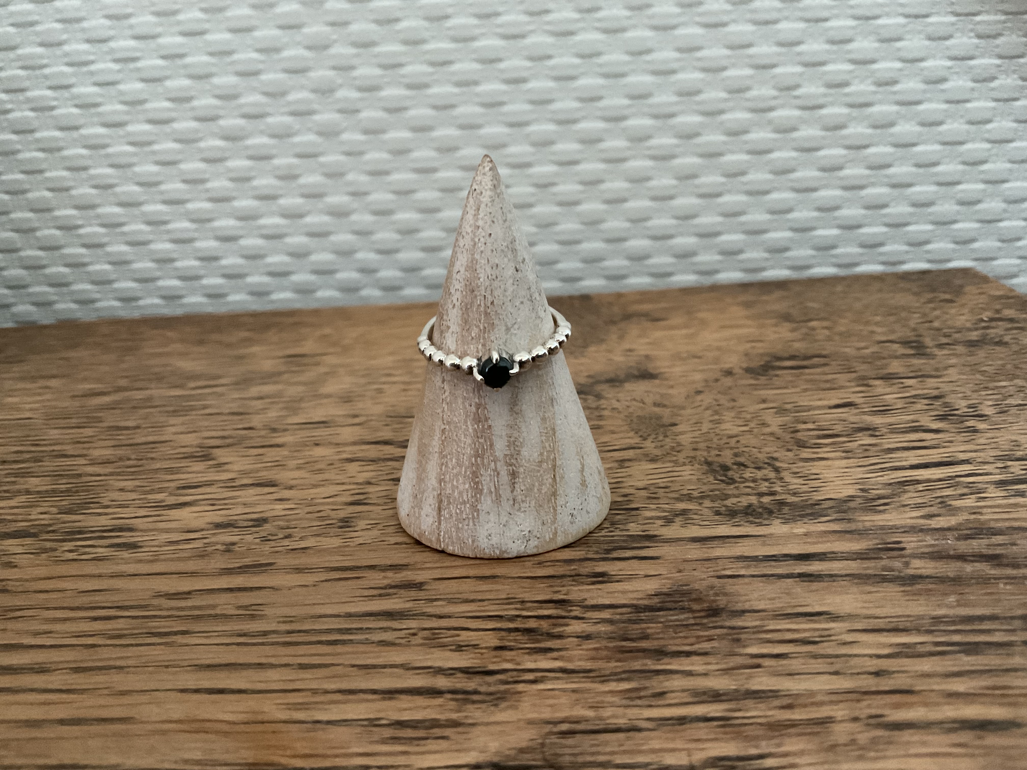 Malachite Bead Ring